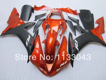 

100%NEW orange black fairing kits for YZF R1 Yamaha YZF-R1 02-03 YZF R1 02 03 YZF 1000 R1 2002 2003 #O33X8 fairing parts+7GIFTS