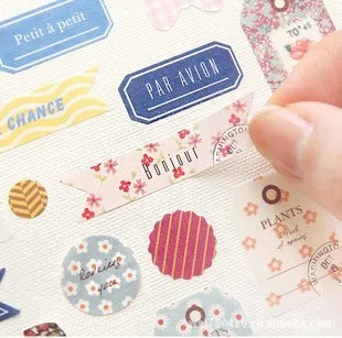 

Wholesale 20bags Floral Diary Sticker Masking Sticker Decoration Sticker Index Stickers