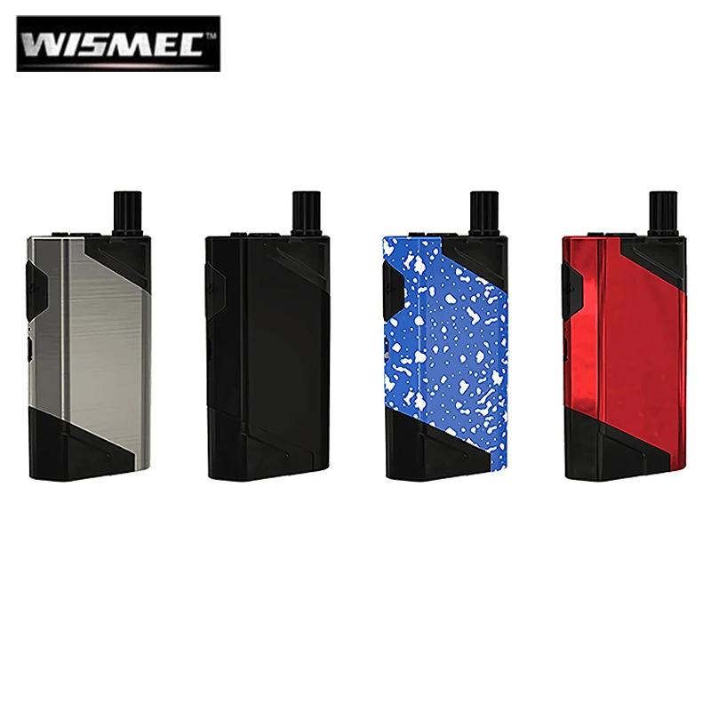 

Orignal Wismec HiFlask POD Kit Electronic Cigarette JVUA System 2100mah Battery with 5.6ml Cartridge Vaporizer