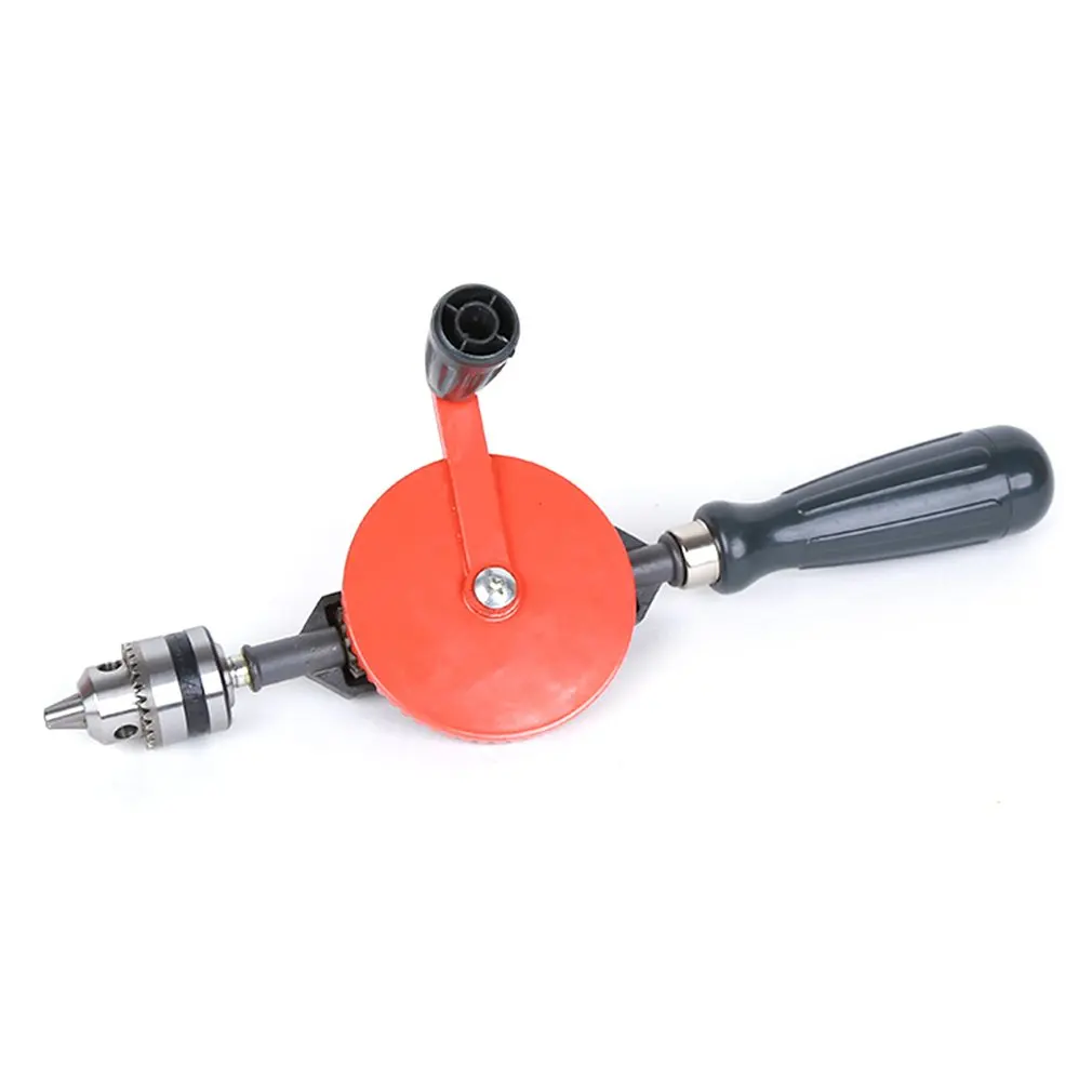  3/8 Inch Powerful Manual Drill DIY Woodworking Hand Drill Teaching Supplies Double gear drive mecha - 33047270490