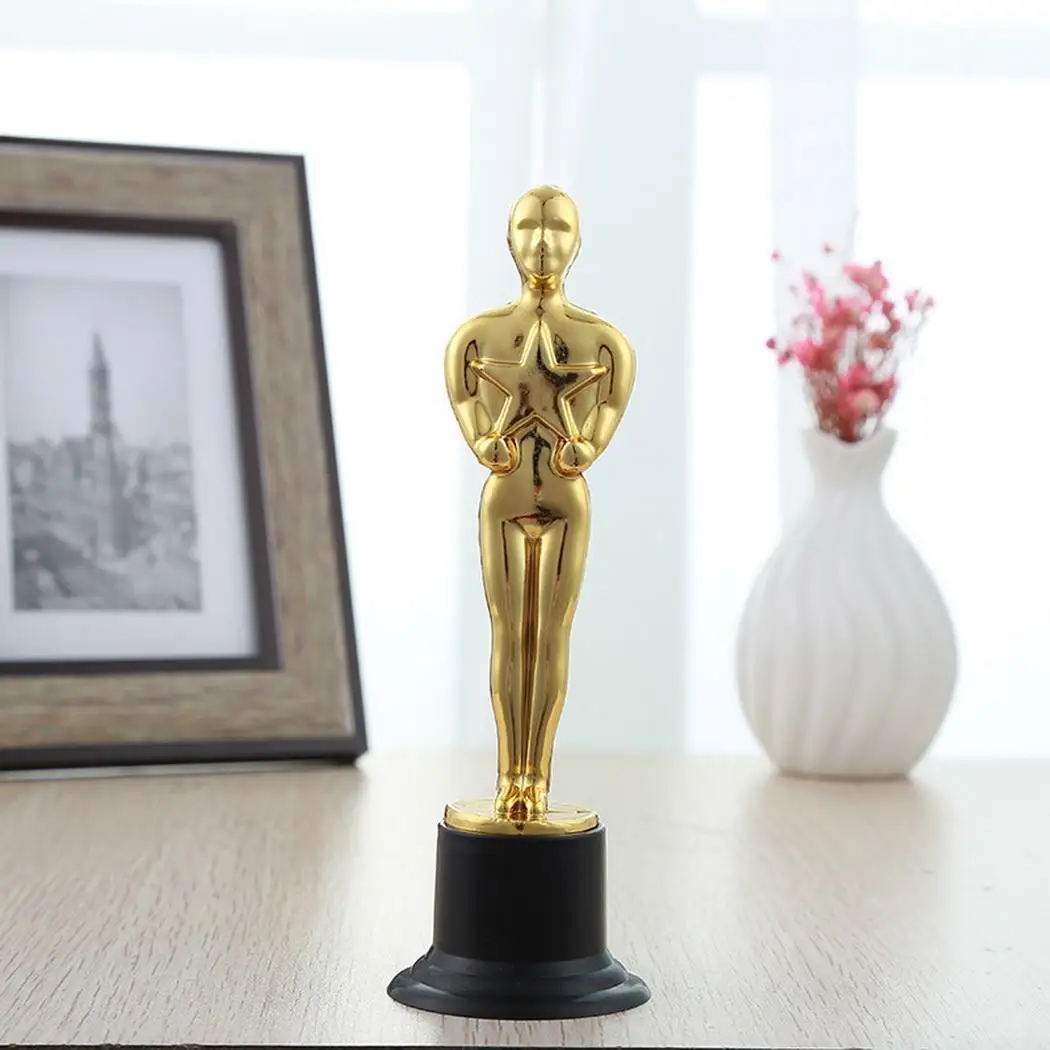 Party Trophy for Man Prizes Reward Golden Plastic Children Trophies