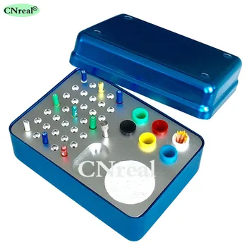 

41 Holes Dental Disinfection Sterilization Holder Block Box Case for Endo Files Gutta Perch & Absorbent Paper Points