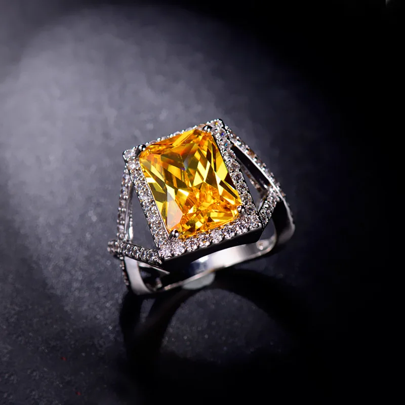 Lucky Sonny Big Promotion Exquisite Silver Color CZ Micro Inlay Golden AAA Cubic Zircon Couple Knuckle Rings Anillos for Wedding 4