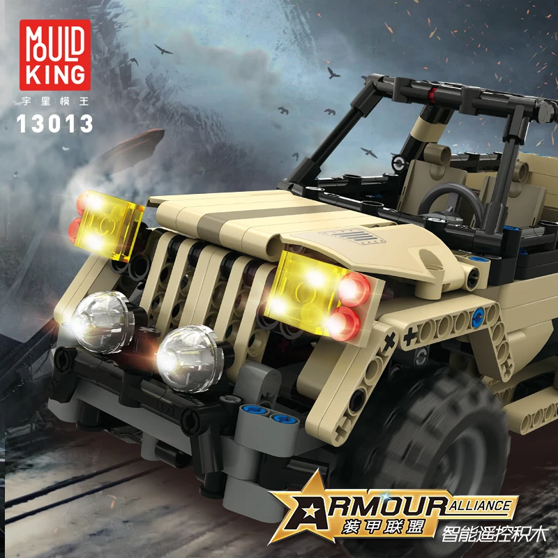 

Mouldking Technic 13013 Armour Alliance Rc Blocks Military Series Armed Building Blocks Remote Control Truck Brick Tank