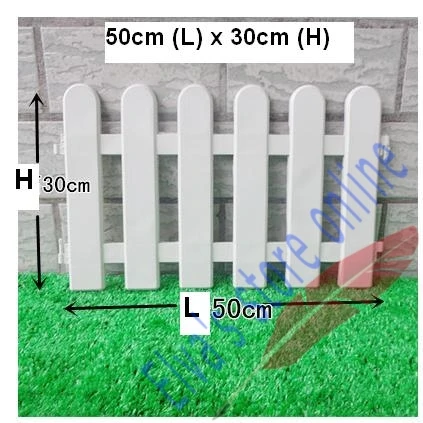 50 см x 30 см Пластиковые заборы белые ограждения в европейском стиле вставить грунт для сада двора Декор легко собрать