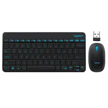 Беспроводная клавиатура и мышь logitech MK245 комбинированный защищенный от брызг набор для ОС Windows хром