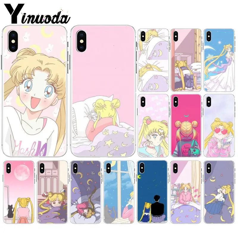 

Yinuoda Sailor Moon DIY Printing Drawing Phone Case cover Shell for Apple iPhone 8 7 6 6S Plus X XS MAX 5 5S SE XR Mobile Cases
