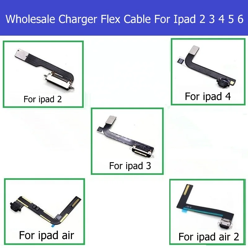 10 шт. гибкий кабель Geniune для зарядки ipad 2 3 4 5 6 USB разъем зарядного устройства air