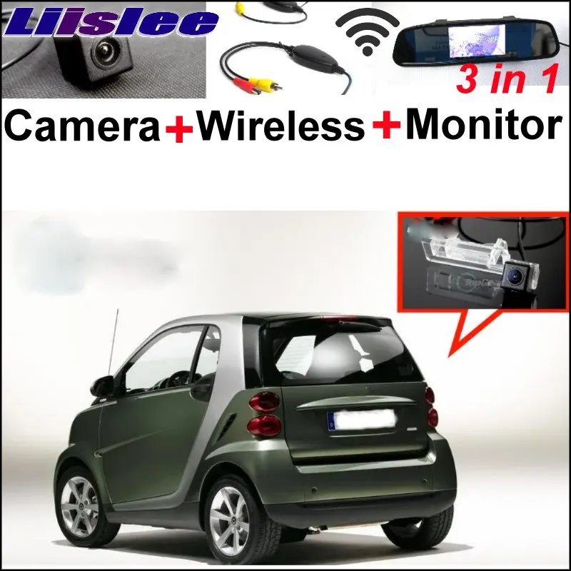 

Liislee 3 in 1 Special WiFi Camera + Wireless Receiver + Mirror Screen BackUp Rear View Parking System For Mercedes Benz Smart