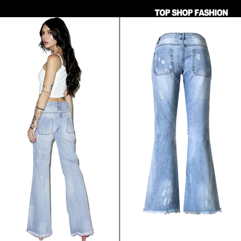 Suvance Модные свободные широкие повседневные джинсовые хлопковые женские джинсы Весенние новые русские брюки в европейском и американском стиле