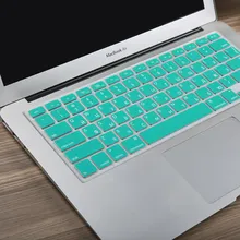 США введите русский язык письмо Силиконовая клавиатура чехол для Macbook air 13 pro 13 15 17 retina защитная пленка