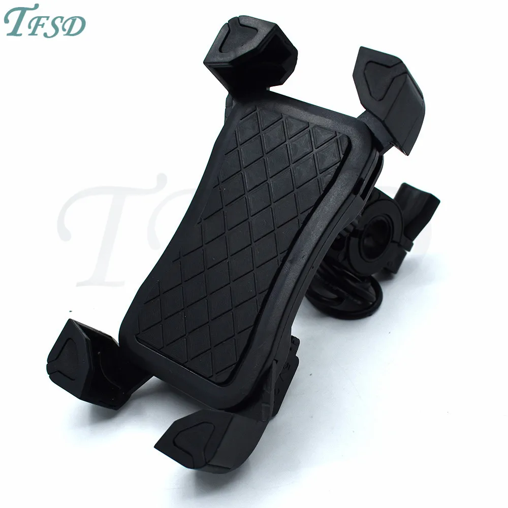 

Universal Bicycle motorbike USB rechargeable Phone Holder Bracket Durable Motorcycle Rotating 360 Degrees For Kawasaki ZXR400