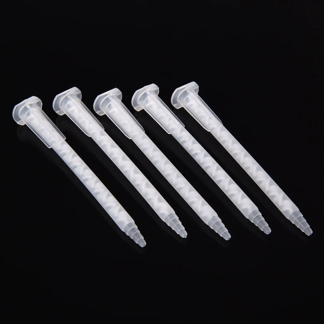 50pcs MA5.4 17S PP Static Mixer Mixing Nozzle AB Plastic Mixed Glue