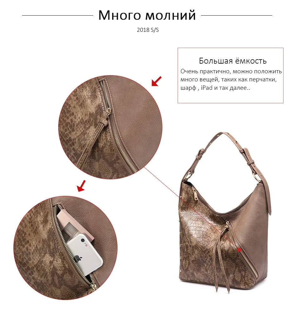 REALER женские сумки из мягкой искусственной кожи сумки на плечо для дамы с короткими ручками модная сумка через плечо высокого качества