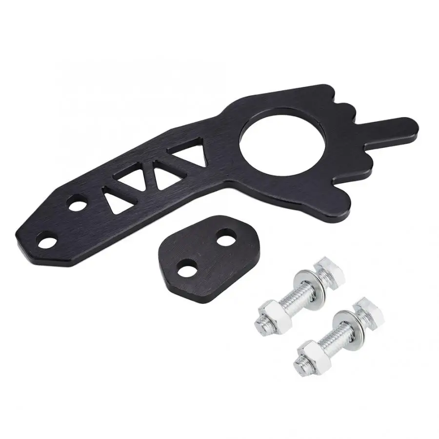 Car Universal Front / Rear Towing Hook Set Fit for Most Car Towing Ring Black Cars Auto Towing tools