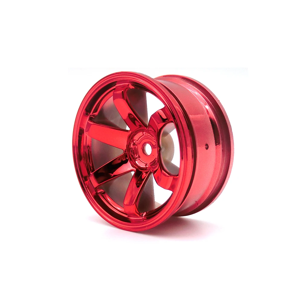 4 шт. синие/красные/Серебристые пластиковые диски для 1/10 HSP HPI Traxxas Tamiya Kyosho RC