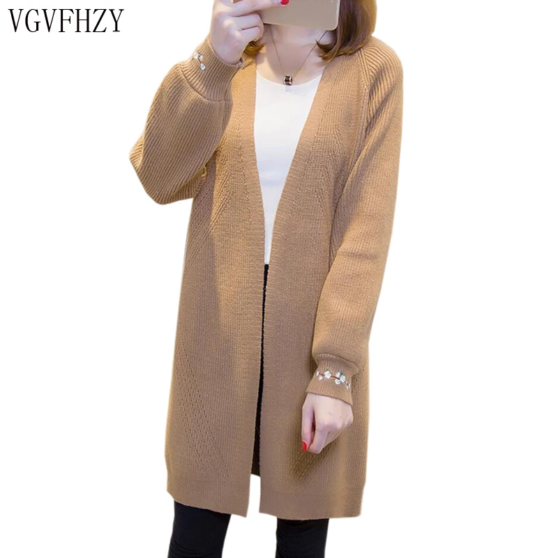 #Special Offers Women Sweater Long Cardigan 2018 New Fashion Autumn Winter Long Sleeve Loose Knitted Cardigan female Sweaters Long Coat LY1185 #Special Offers Women Sweater Long Cardigan 2018 New Fashion Autumn Winter Long Sleeve Loose Knitted Cardigan female Sweaters Long Coat LY1185