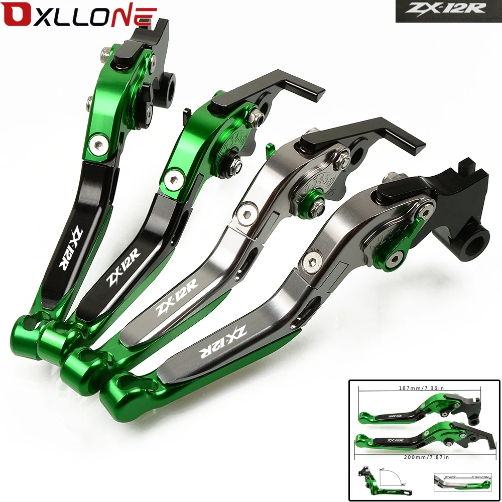 

FOR KAWASAKI ZX12R ZX-12R 2000 2001 2002 2003 2004 2005 ACCESSORIES CNC MOTORCYCLE ACCESSORIES BRAKE CLUTCH LEVERS