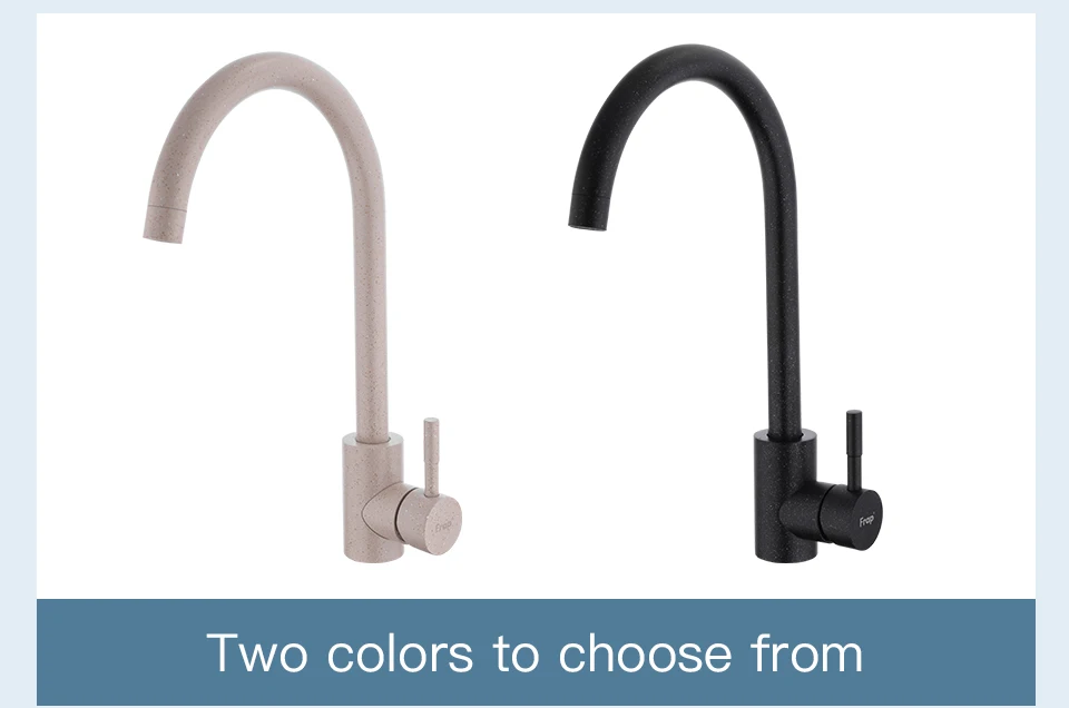 Frap Black Kitchen Faucet Stainless Steel 360 Rotate Hot & Cold Water Mixer Faucet for Kitchen Torneira Cozinha Y40107-2/3