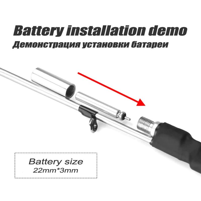 Титановый сплав наконечник удочки плот Рыболовная Снасть Небьющийся чувствительный светодиодный автоматический рыболовный сигнализатор ночные рыболовные снасти PJ130