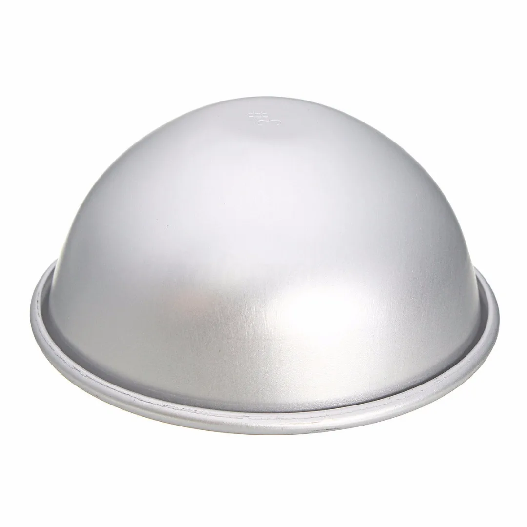 JX-LCLYL 6pcs 3 Sets New 65mm Aluminum Silver Round DIY Bath Bomb Molds For Fizzy Sphere