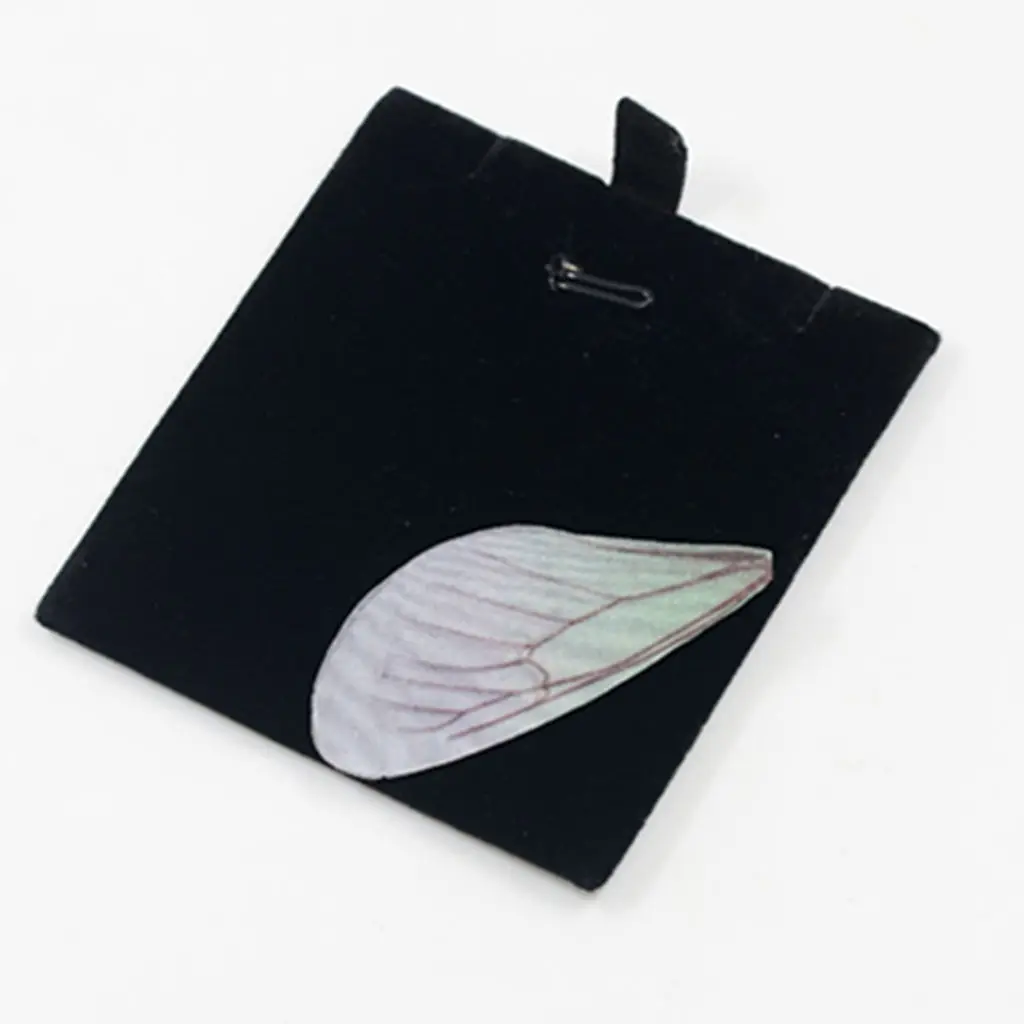 50pcs Cloth Fashion Dragonfly Wing Charms for Women Earrings Pendant Jewelry