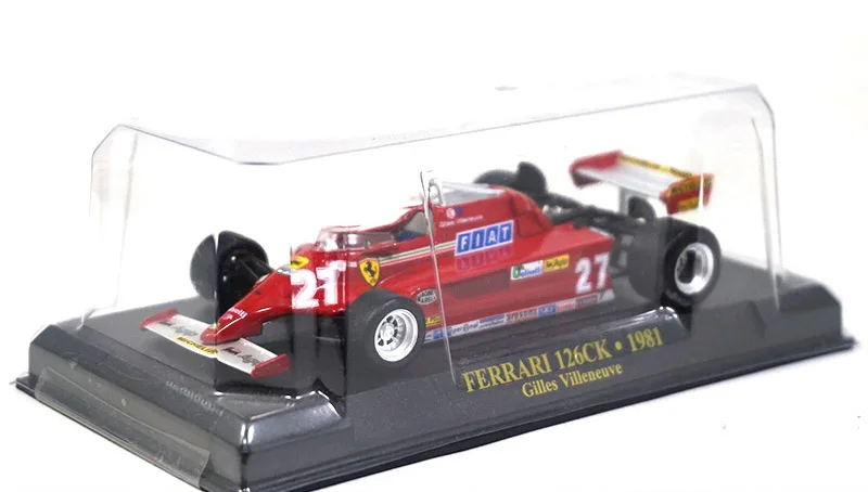 

I XO 1:43 Fer rari 126CK 1981 alloy model Car Diecast Metal Toys Birthday Gift For Kids Boy