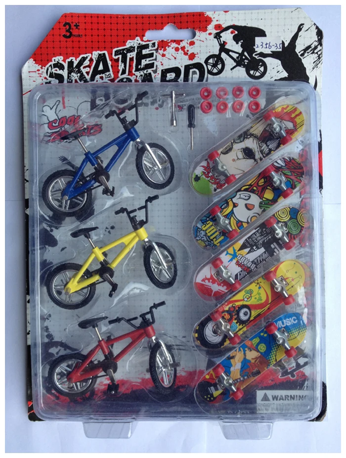 

Fingerboard Finger skateboard and bike Toys for children gift Mini-Finger-Bmx bike/ Bicycle finger skate board scooter