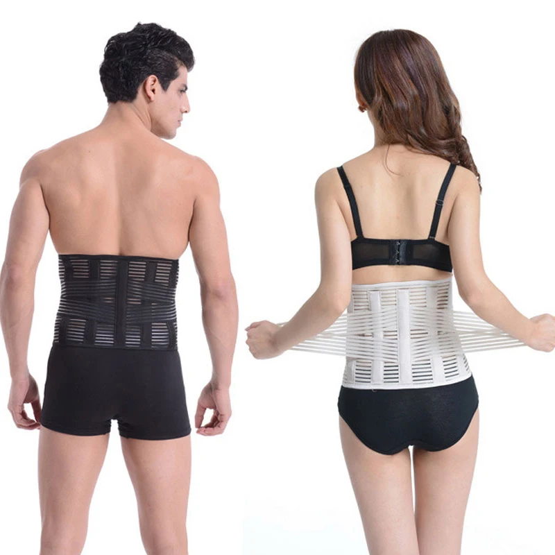 

Neoprene Slimming Product Waist Belt Lumbar Back Support Belt Adjustable Orthopedic Posture Corrector Brace Back Belt Ease Pains