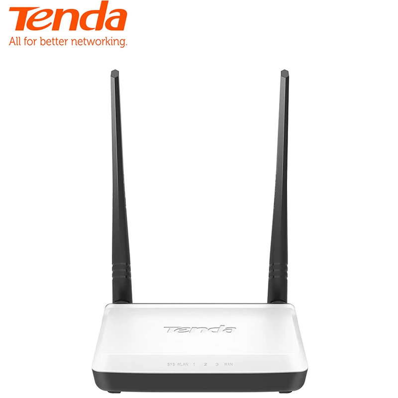 Tenda N300 300 Мбит/с Беспроводной Wi-Fi маршрутизатор Wi-Fi повторителя Booster, прошивки нескольких языков, 802.11b/g/n, 1WAN + 3LAN Порты, легкая установка