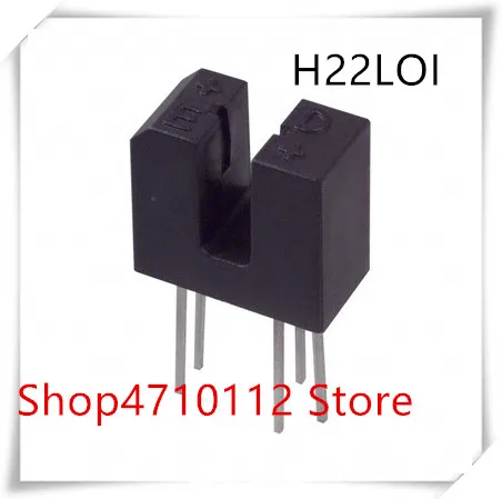 NEW 10PCS LOT H22LOI Opto sensor Interrupter GAP3 18 DIP4