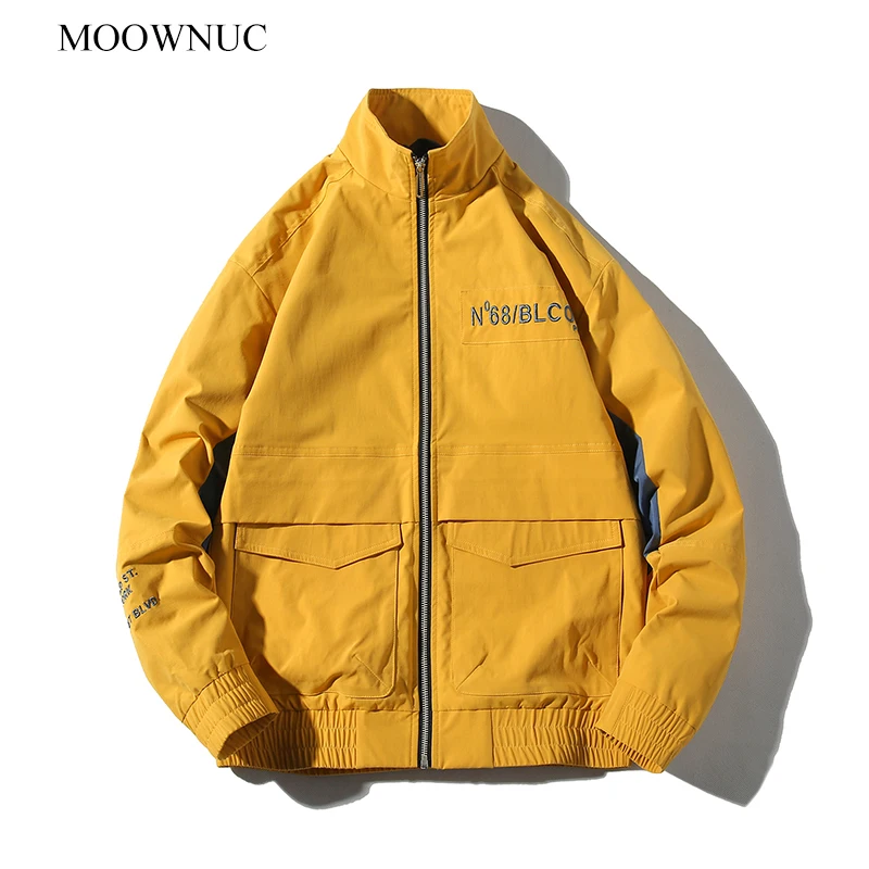New 2020 Male Jackets OuterWear HIp Hop Men StreetWear Youth Fashion Coat Spring MOOWNUC Casual Tooling Jacket MWC Fit | Мужская одежда