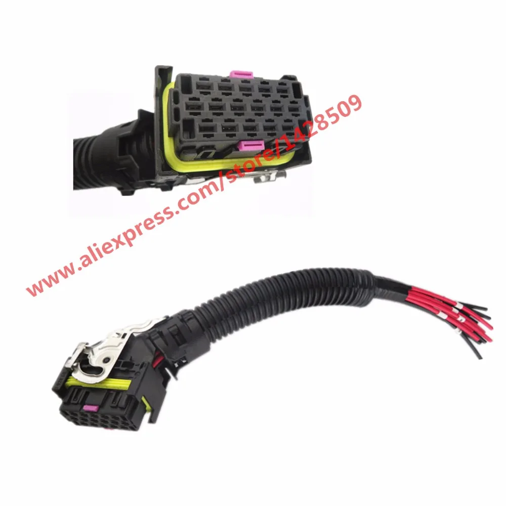 EDC7 16 Pins PC Board ECU Socket Automotive Injector Module Plug Wiring Connector For Bosch automotive engine computer board ecu f01r00dc33 a21 3605010cf