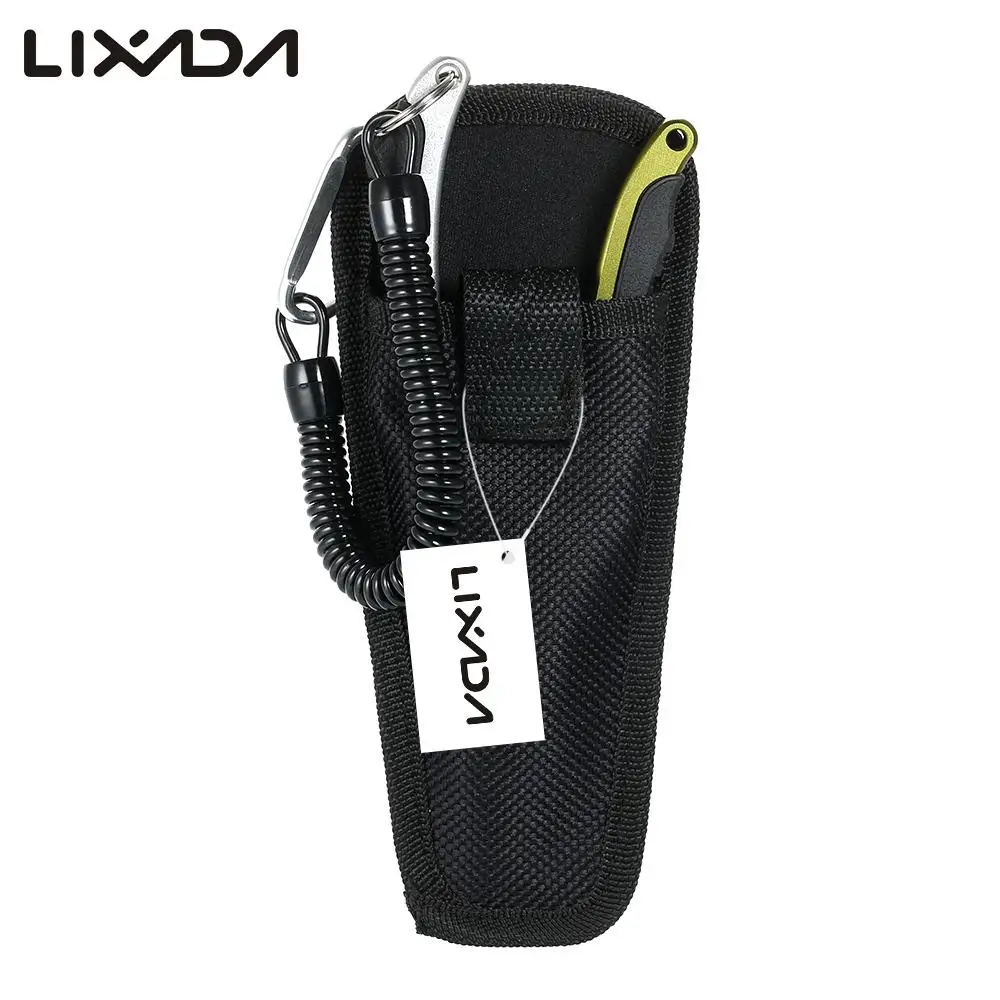 

Lixada Grade Fishing Pliers Scissors Saltwater Aluminum Sheath Braid Cutter Fishing Tool Holder with Lanyard Fishing gear