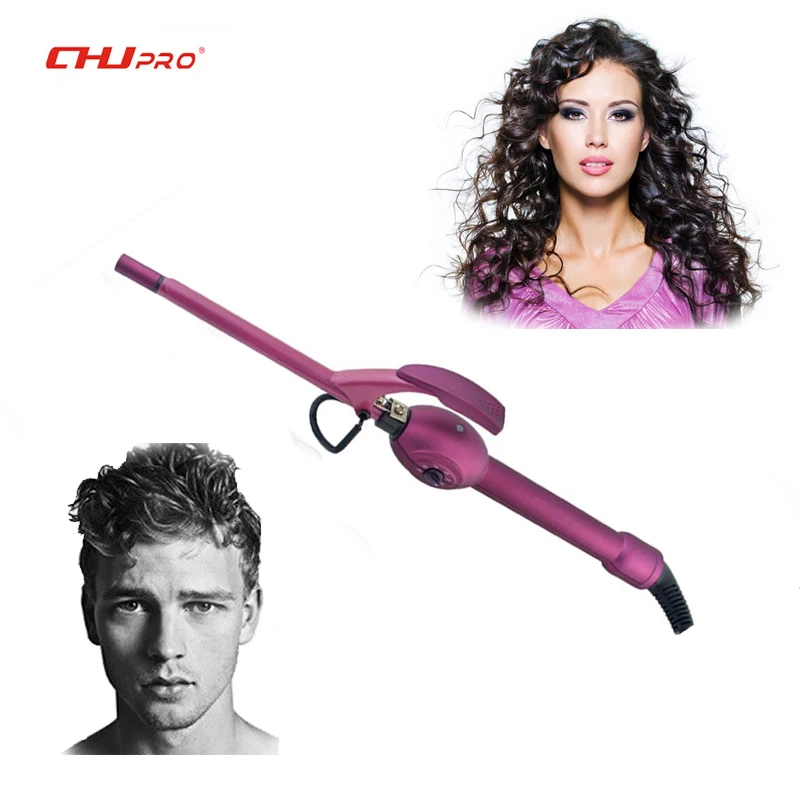 9 мм Плойка для волос утюжок для мужчин щипцы для завивки палочка волна бигуди керамический выпрямитель для волос Deepwave стайлер для завивки