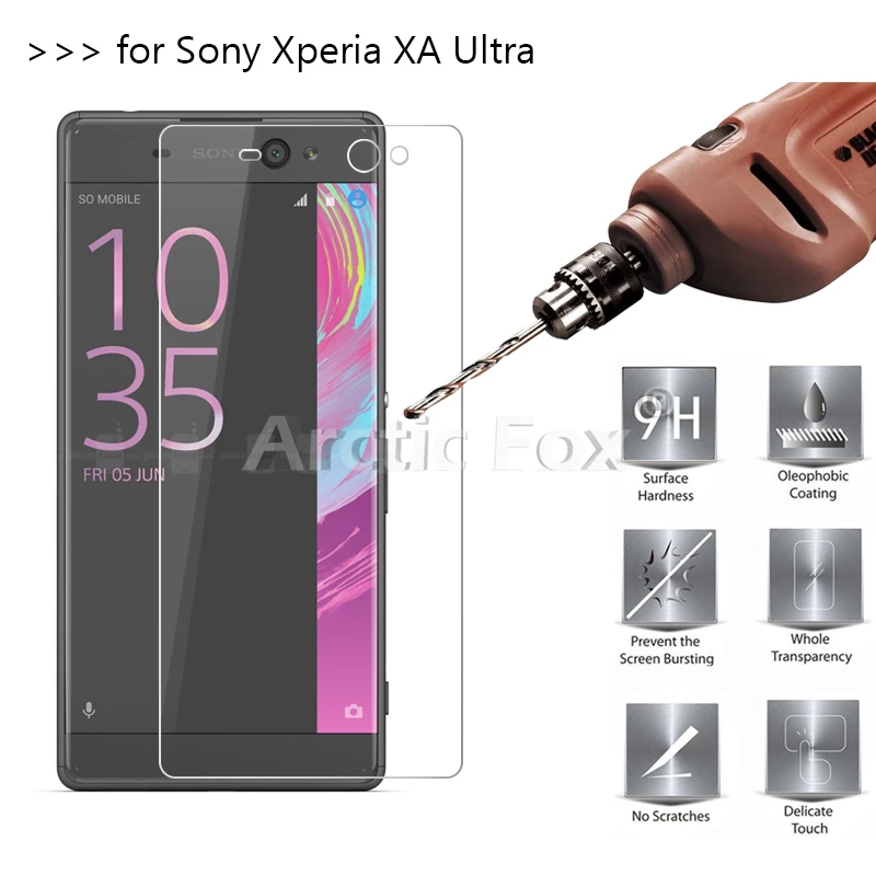 10 шт./лот Премиум закаленное Стекло для sony Xperia XA Ultra C6 F3212 F3216 6 0 Экран протектор