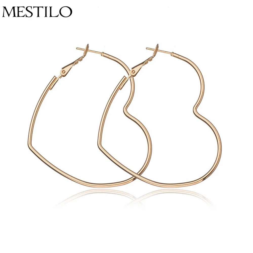 Mestilo Интимные аксессуары Романтический сердца полости Форма Серьги Модные