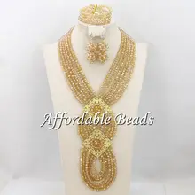 Модный Ювелирный Набор очаровательный Африканский бисер ювелирный набор ручной работы дизайн ABS107