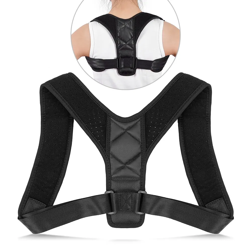 

Adjustable Shoulder Posture Corrector Upper Back Posture Fixer Clavicle Brace Support Belt Shoulder Back support Men Women 2019