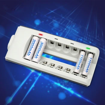 

Portable Travel 2.4V Universal 8 Slots Battery Charger Fast Charging Safe Battery Charger Overcurrent Protection