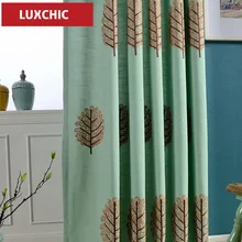 Blackout Curtains for the Bedroom Linen Modern Curtains for the Living Room Window Curtains Blinds the Custom Made embroidered