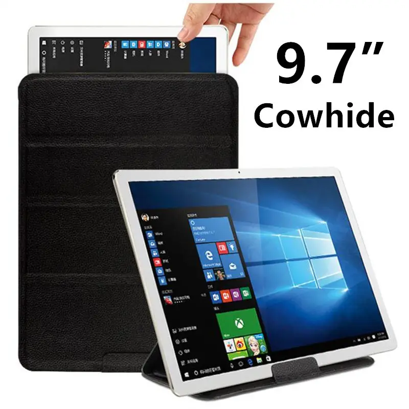 Case Cowhide Sleeve Tablet PC 9.7" Protective Smart cover Protector