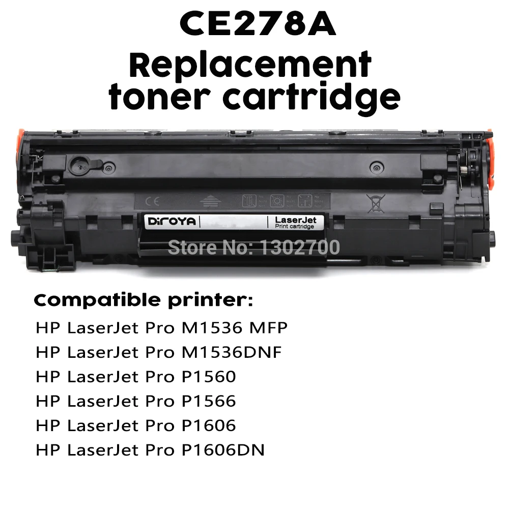 CE278A 78A CE 278A CE278 278 A toner cartridge for HP LaserJet M1536  M1536dnf P1560 P1566 P1606 P1606dn M1530 P1569 powder reset|Toner  Cartridges| - AliExpress