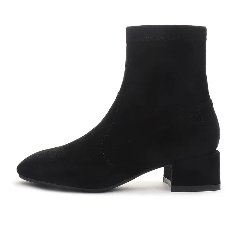 Boots woman 2018 Autumn winter season  women's shoes boots autumn winter women's boots women's rough and women's short boots