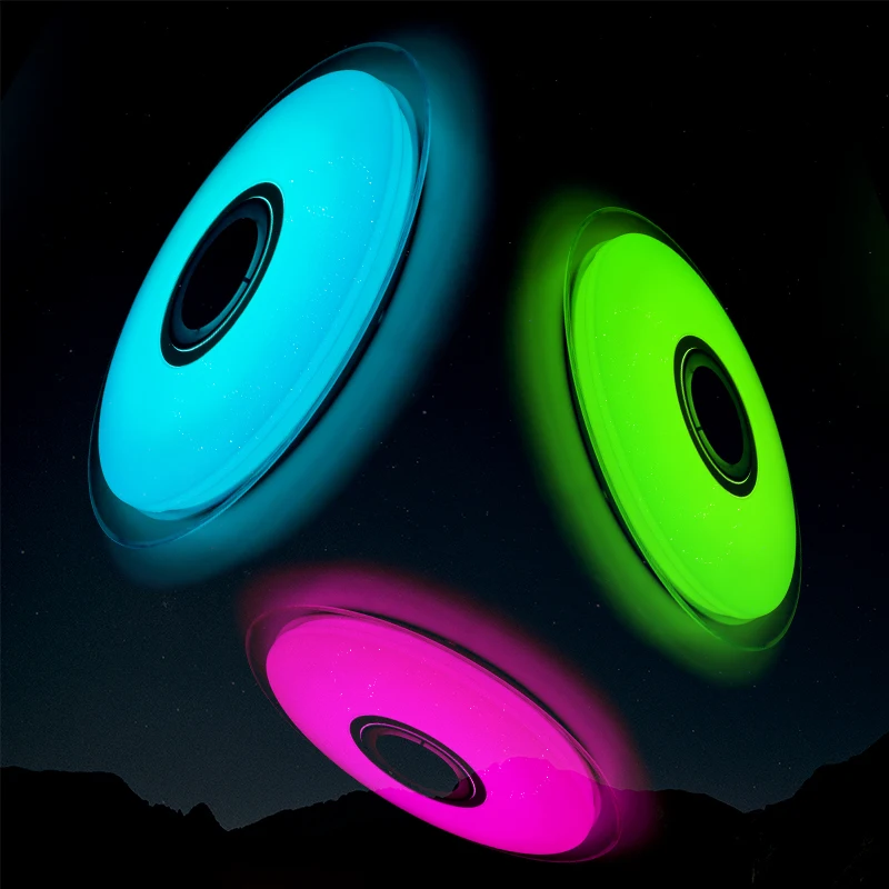 Современный светодиодный потолочный светильник RGB с регулируемой яркостью