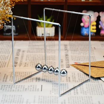 

Home Furnishing Stainless Steel Frame Newton Pool Metal Newton Pendulum Ball Physics Science Modern Minimalist Crafts