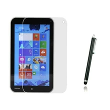 1x пленки+ 1x салфетка для чистки+ 1x Стилус, прозрачные ЖК-дисплей Экран защитная плёнка для НУА Вэй щитки для Тошиба Еncore WT8 WT8-AT01G 8"
