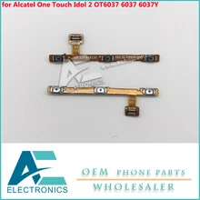 Для Alcatel One Touch Idol 2 OT6037 6037 6037Y Мощность Кнопки громкости шлейф аксессуар Связки