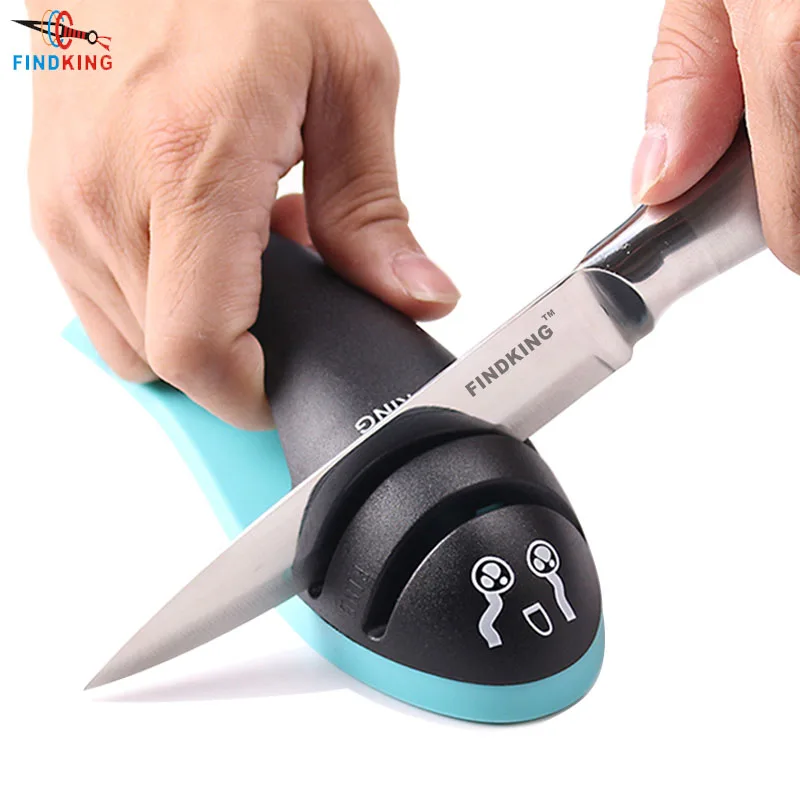 

FINDKING brand 2 Stages (Diamond & Ceramic) fish shape Kitchen Knife Sharpener Household Knife Sharpener