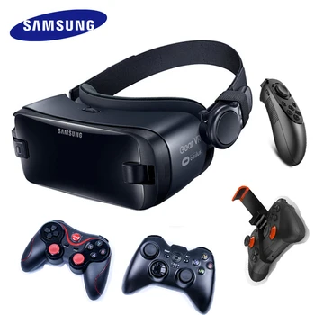

Gear VR 5.0 3D Glasses Samsung VR 3D Box For Samsung Galaxy S8 S8+ Note7 Note 5 S7 S9 Smartphones With Bluetooth Controller